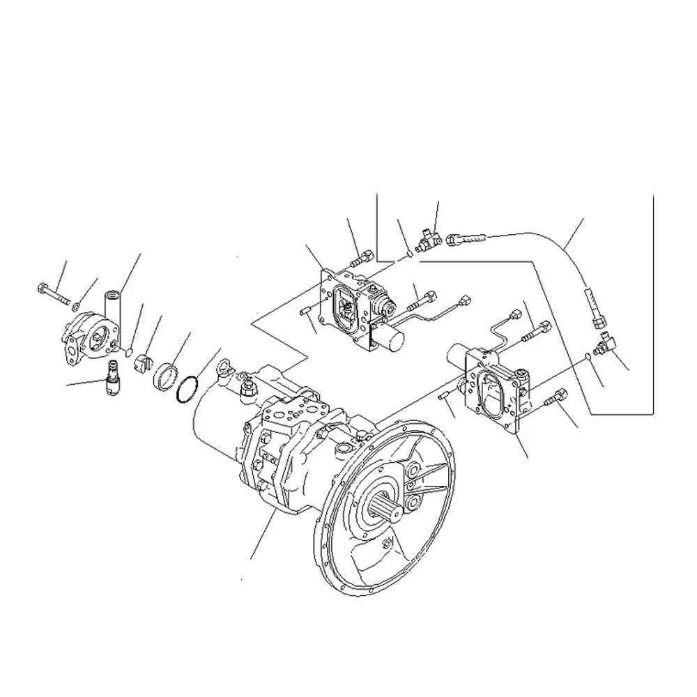 Regulator Pump Servo Valve ASS'Y 708-2L-03234 For Komatsu Excavator PC200-6 PC210-6