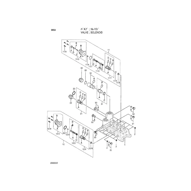 Buy Solenoid Valve 4288336 for Hitachi Excavator EX100-2 EX120-2 EX200-2 EX100-3 EX120-3 EX200-3