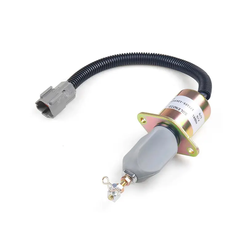 Stop Solenoid 12V For Hyundai Excavator R60-7
