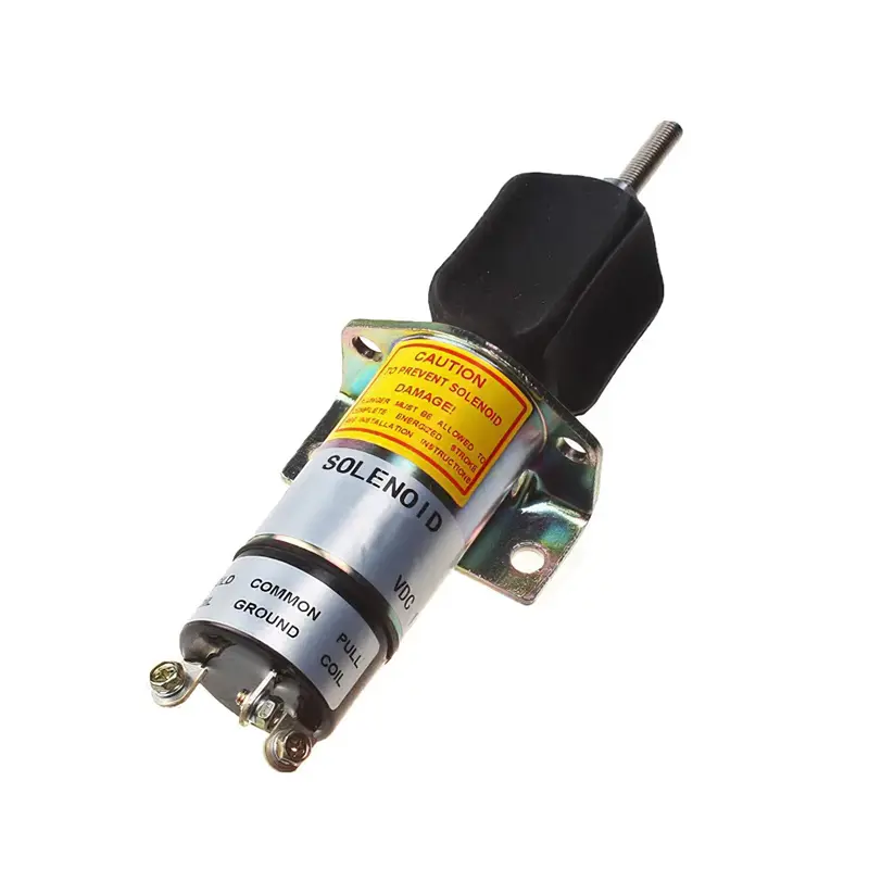 Stop Solenoid 1500-2045 1504-12C6U1B2 Shutdown Engine for Woodward (Synchro-Start) Stop Solenoid 1500-2045 1504-12C6U1B2 Shutdown Engine for Woodward (Synchro-Start)