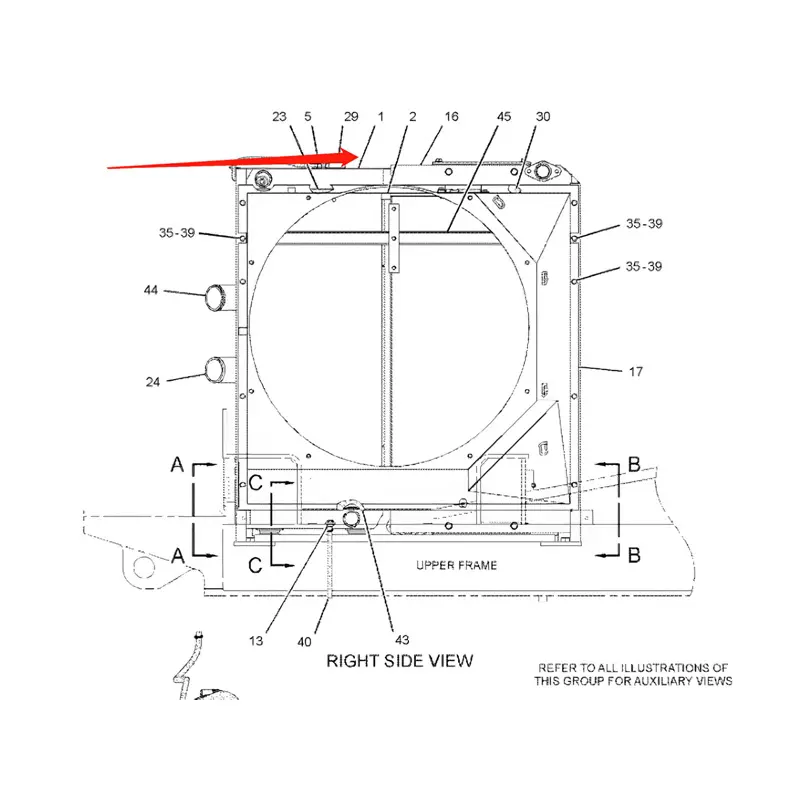 Water Tank Engine Radiator 3535549 for Caterpillar CAT Excavator E326D E329D-NEW Water Tank Engine Radiator 3535549 for Caterpillar CAT Excavator E326D E329D-NEW