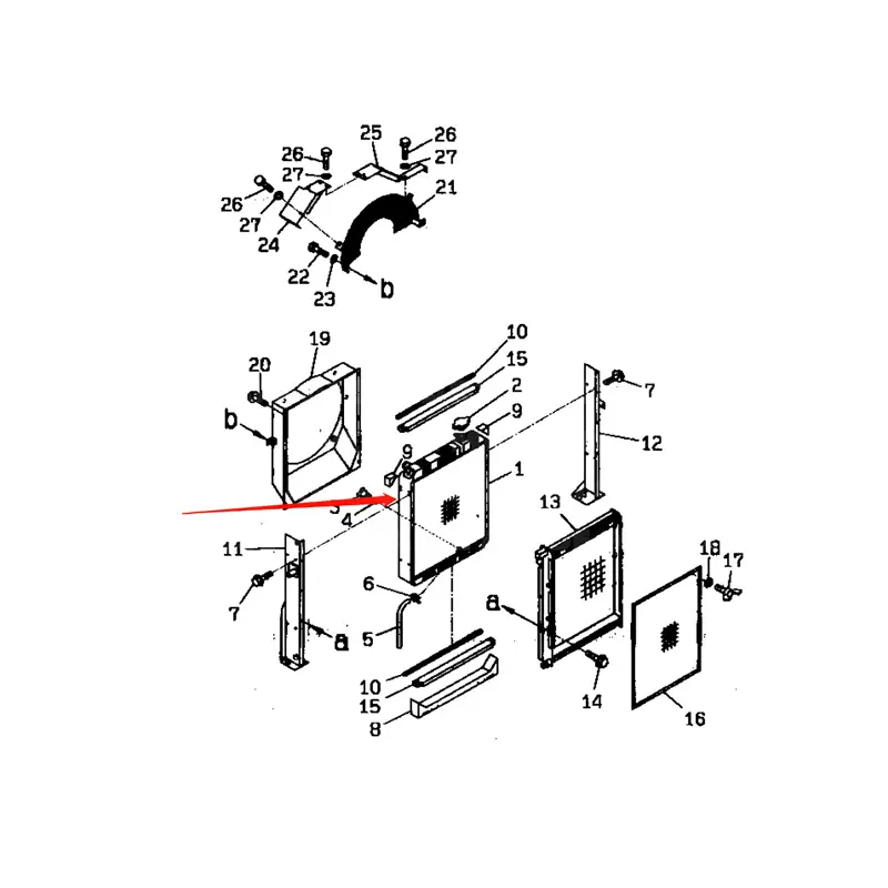 Buy Water Tank Engine Radiator ASSY 2203-03-67110 for Komatsu Excavator PC120-6 PC120-6H Buy Water Tank Engine Radiator ASSY 2203-03-67110 for Komatsu Excavator PC120-6 PC120-6H